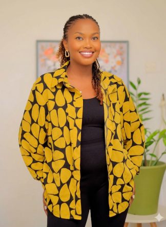 Mustard & Patterned Shirt